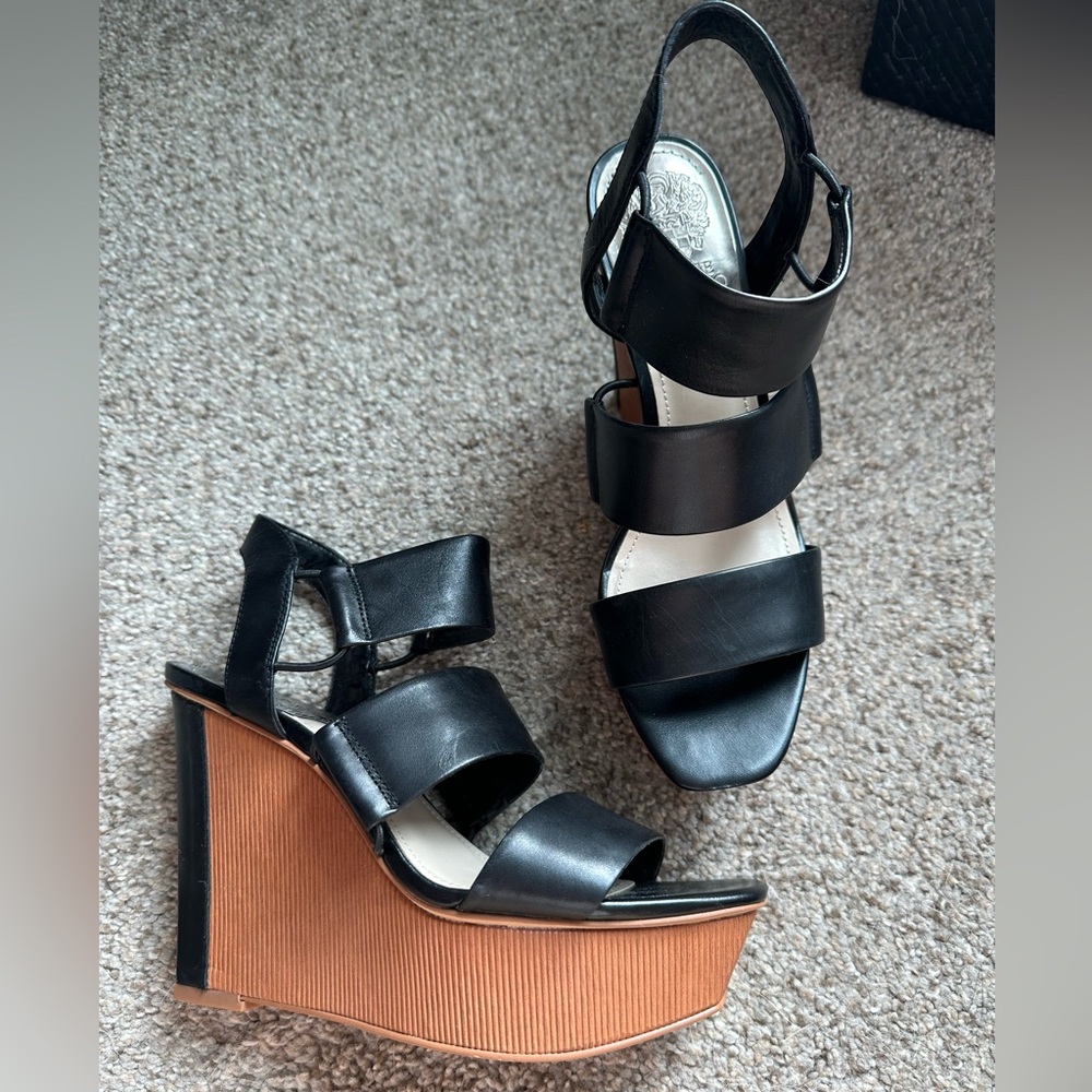Vince Camuto Wedge High Heel Shoe/Sandal